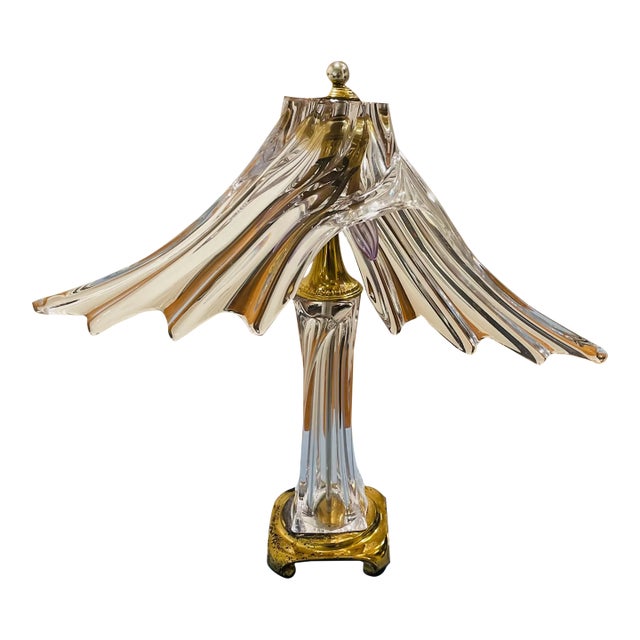French Crystal Table Lamp