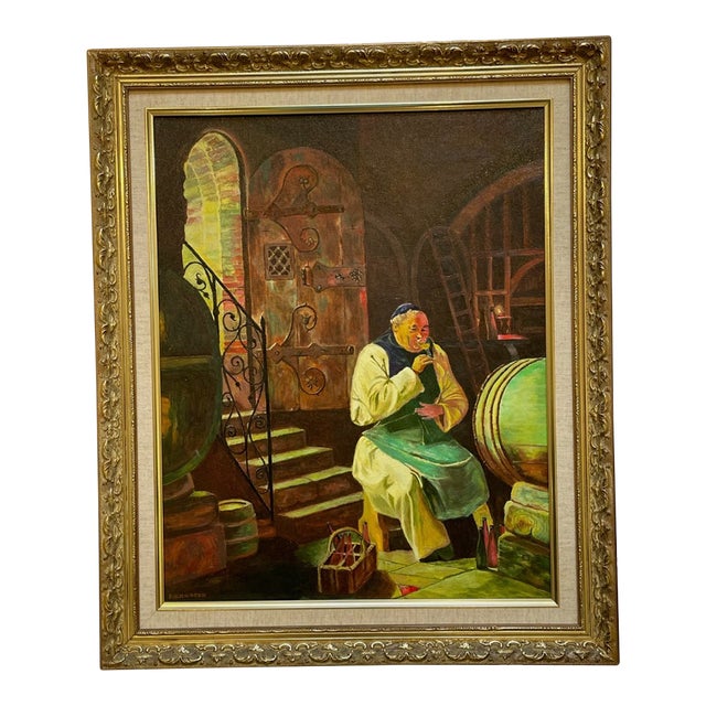 Monk in the Wine Cellar
